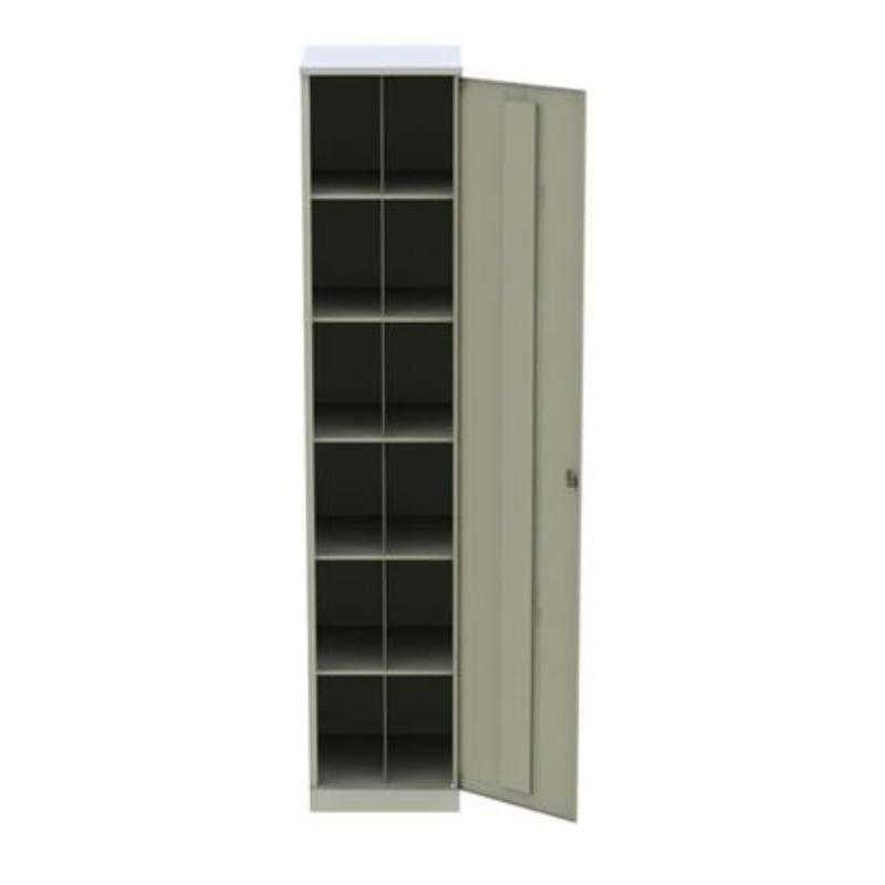 Металлический шкаф для противогазов ХПГ-12 с дверью - фото 1 - id-p110375714