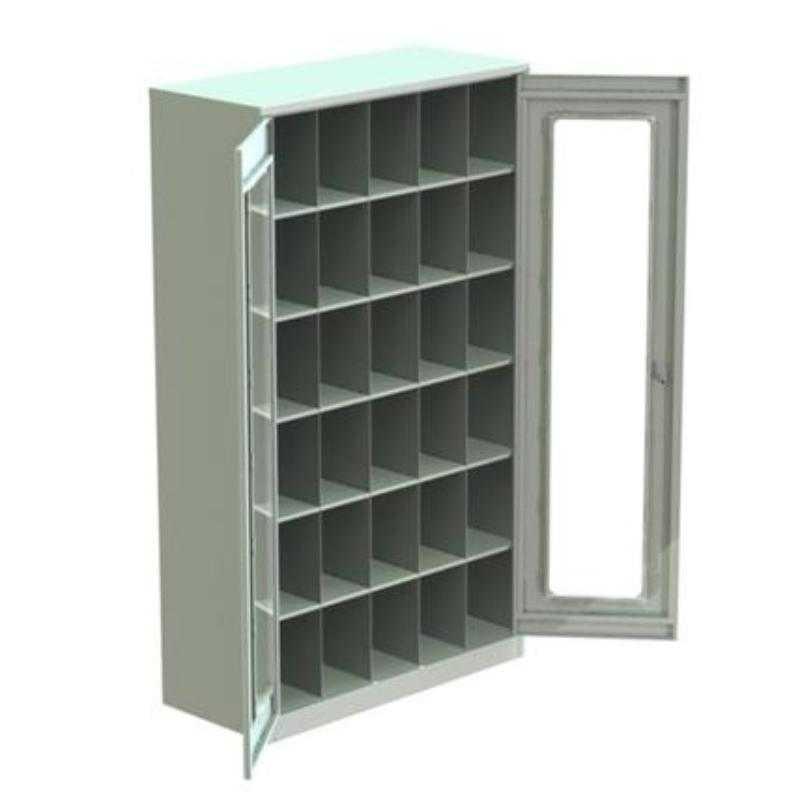Металлический шкаф для противогазов ХПГ-30 с дверьми из акрилового стекла - фото 1 - id-p110375726