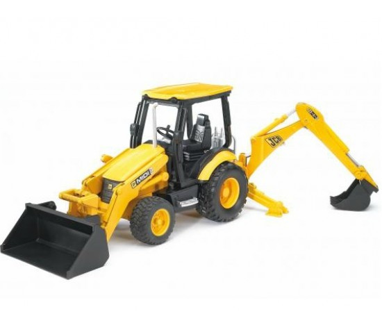 Bruder Игрушечный Экскаватор - погрузчик JCB MIDI CX колёсный (Брудер)