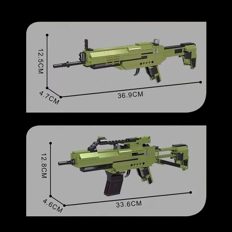 Конструктор 3 в 1 70006 Пистолет Desert Eagle (автомат SCAR-L, G36C) - фото 4 - id-p110370963