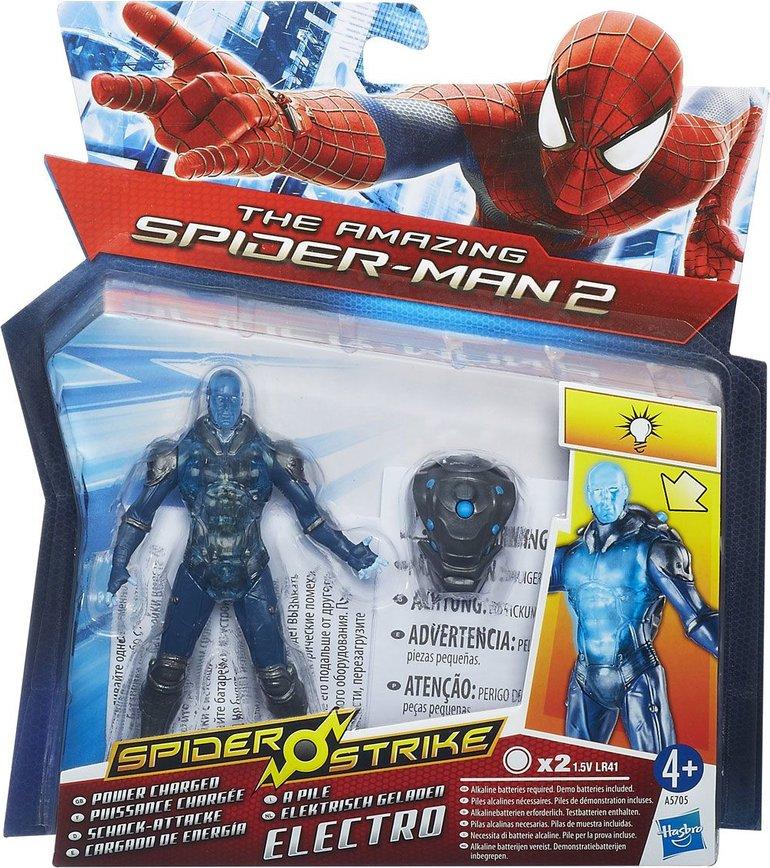 Hasbro Spider Man Фигурка Электро, 10 см. - фото 1 - id-p109313559