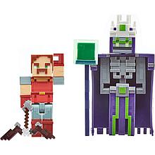 Minecraft Набор Фигурок Майнкрафт Подземелье "Безымянный и Хэл", 8 см