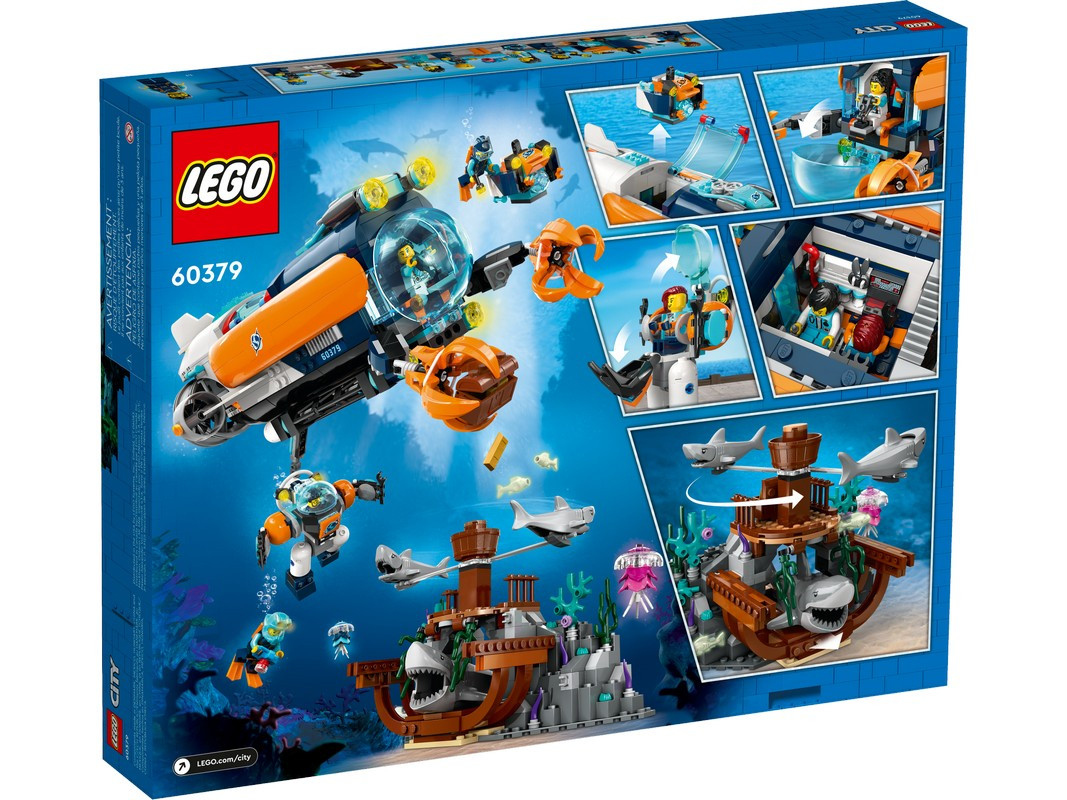 60379 Lego City Подводная лодка, Лего Город Сити - фото 2 - id-p108608692