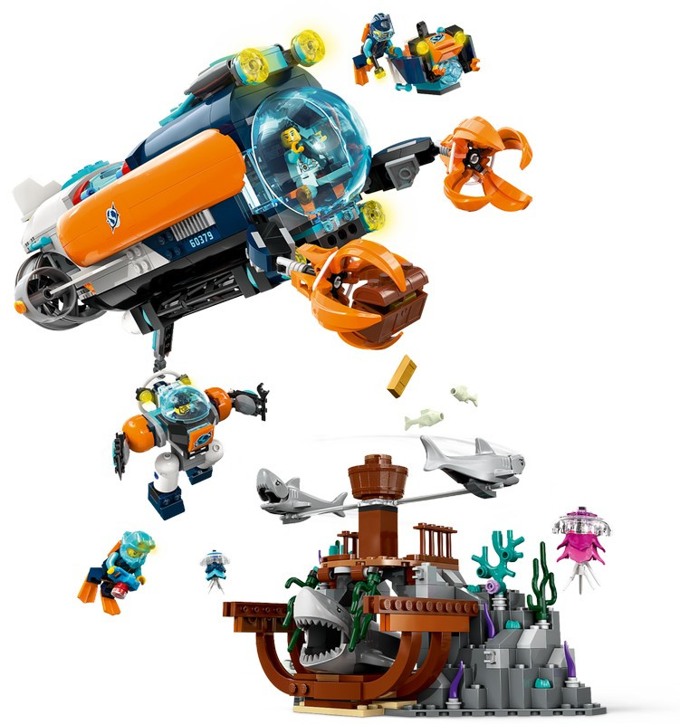 60379 Lego City Подводная лодка, Лего Город Сити - фото 3 - id-p108608692