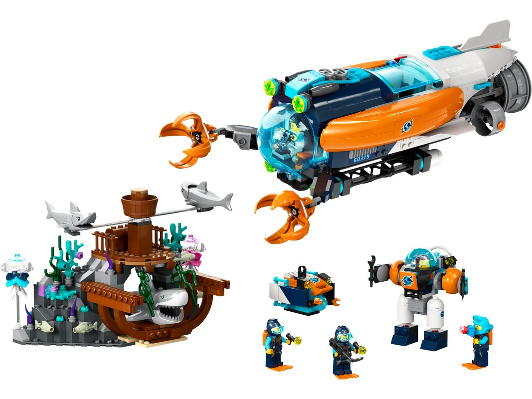 60379 Lego City Подводная лодка, Лего Город Сити - фото 4 - id-p108608692
