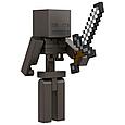Minecraft Портал Фигурка Майнкрафт Скелет-Иссушитель с аксессуарами, 7 см., фото 2