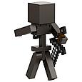 Minecraft Портал Фигурка Майнкрафт Скелет-Иссушитель с аксессуарами, 7 см., фото 5