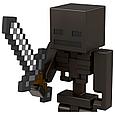 Minecraft Портал Фигурка Майнкрафт Скелет-Иссушитель с аксессуарами, 7 см., фото 6