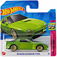 Hot Wheels Модель Mazda Savanna RX-7 FC35 '89, салатовый