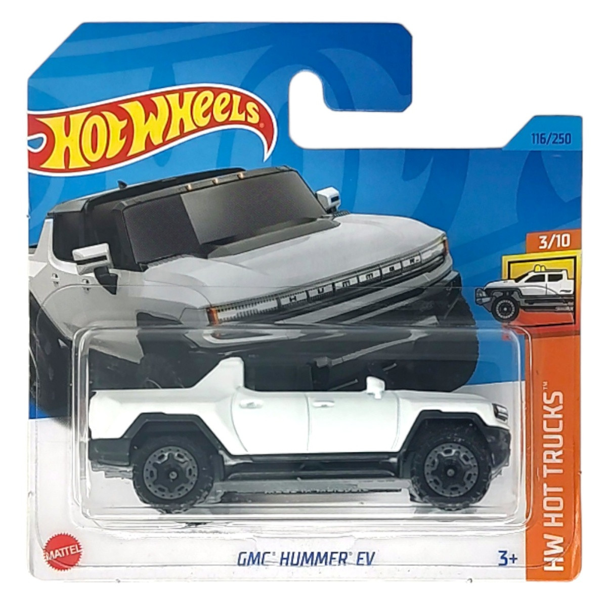 Hot Wheels Модель GMC Hummer EVI, белый - фото 1 - id-p108353808