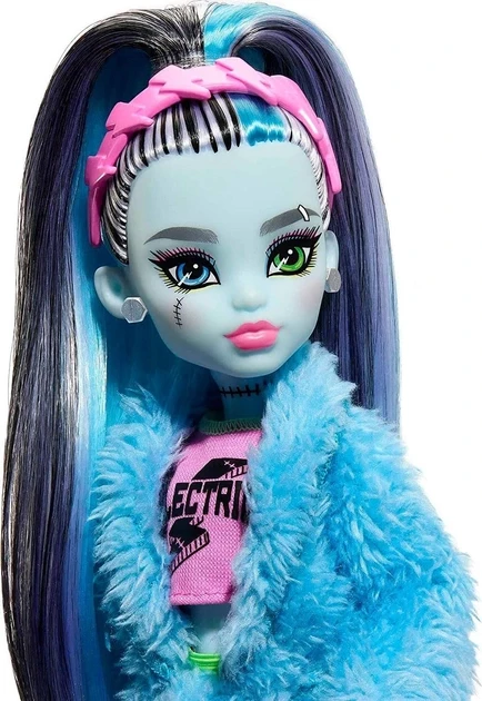 Monster High Кукла Фрэнки Штейн Пижамная вечеринка с питомцем - фото 3 - id-p108944057