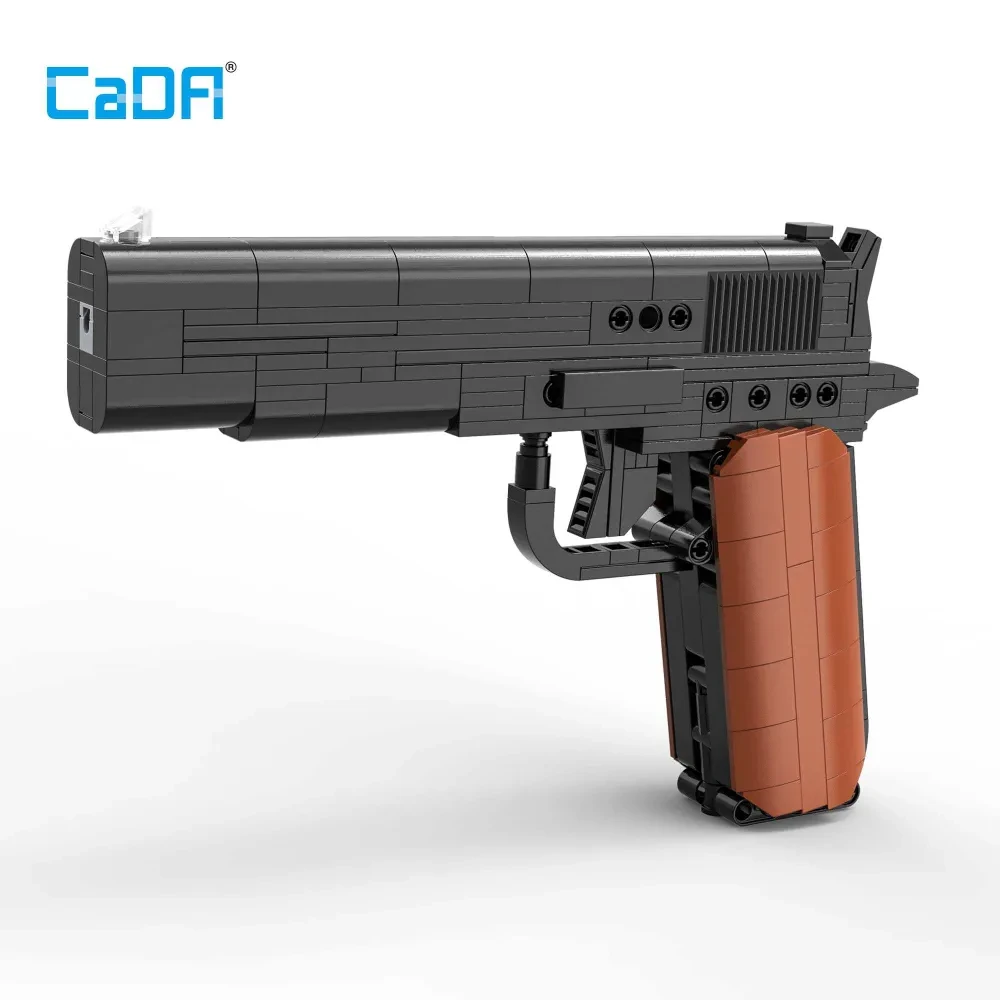 Cada C81012W Конструктор Пистолет Colt M1911, 332 дет. - фото 2 - id-p110370700
