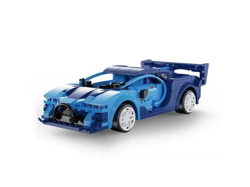 Cada C51073W Радиоуправляемый Конструктор спортивный автомобиль Blue Race Car. 325 дет. - фото 3 - id-p110370689
