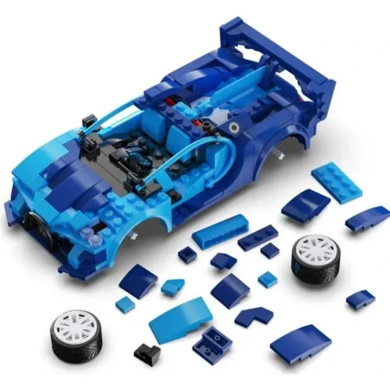 Cada C51073W Радиоуправляемый Конструктор спортивный автомобиль Blue Race Car. 325 дет. - фото 4 - id-p110370689