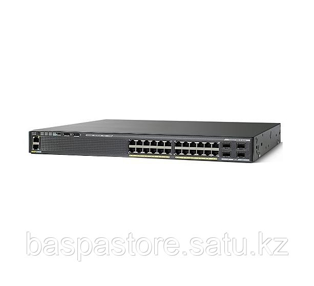 Коммутатор Cisco WS-C2960X-24PS-L Catalyst - 24 x GigE, PoE 370W, 4x1G SFP, LAN Base - фото 1 - id-p110383857