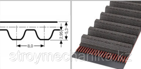 ремень megadyne isoran 1280 s8m