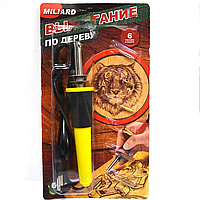 Набор для выжигания, 7 предметов (паяльник 30 ВТ 220В, 6 насадок)