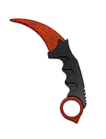 Деревянный Нож Керамбит CS-GO Кровавая паутина (21 см.)