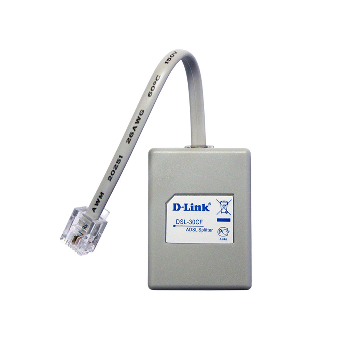 ADSL Сплиттер D-Link DSL-30CF/RS - фото 3 - id-p110394819