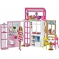 Barbie Компактный кукольный домик Барби с аксессуарами, фото 2