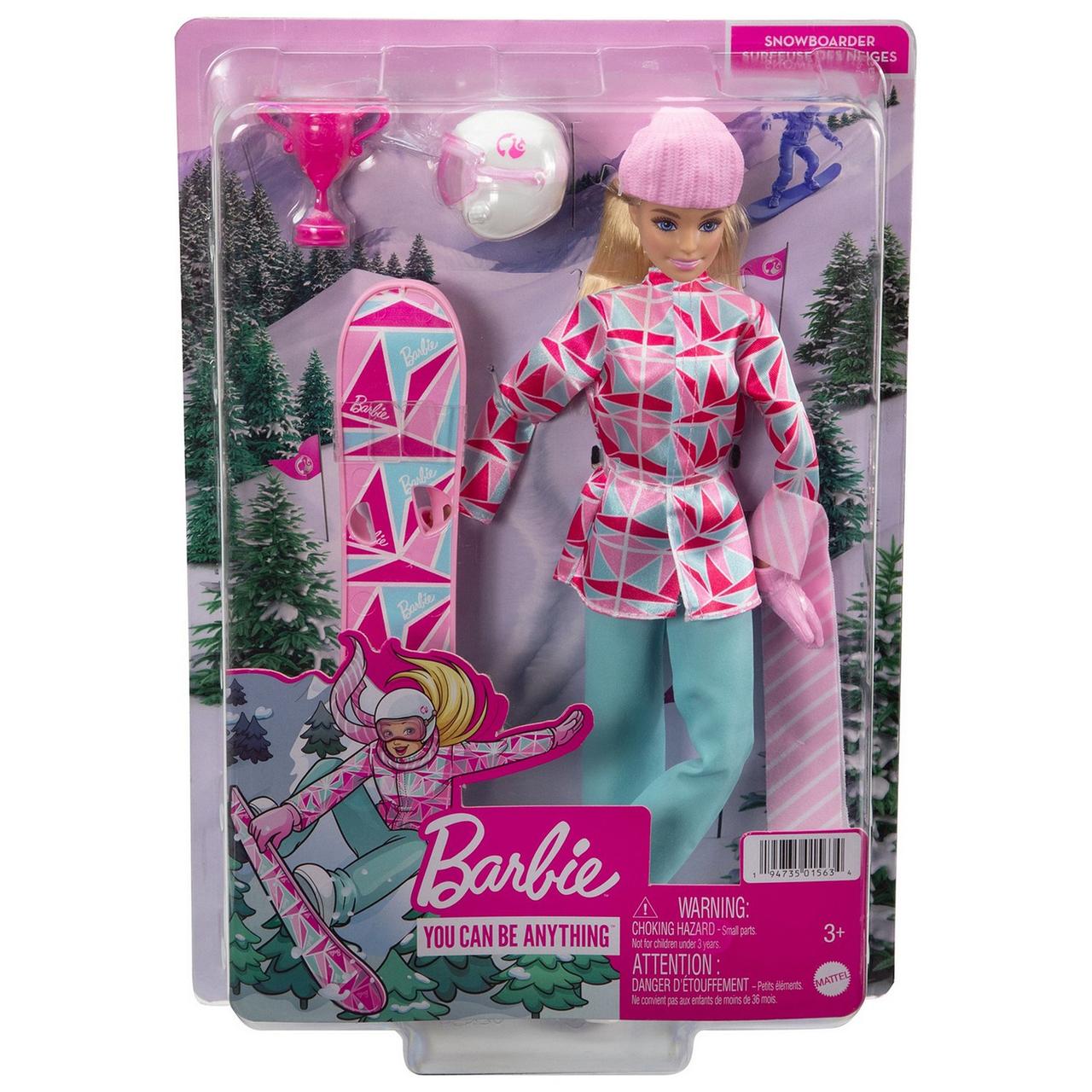 Barbie Профессии Кукла Барби Сноубордистка - фото 1 - id-p110399635