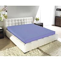 Простынь трикотажная на резинке двуспальная 180х200 см Wellamart W-04 синий