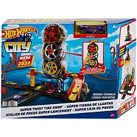 Hot Wheels Автотрек Город Супершиномонтажная мастерская HDP02