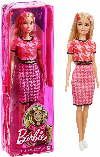 Barbie "Игра с модой" Кукла Барби в розовой юбке #169 в виниловой упаковке - фото 5 - id-p110399614