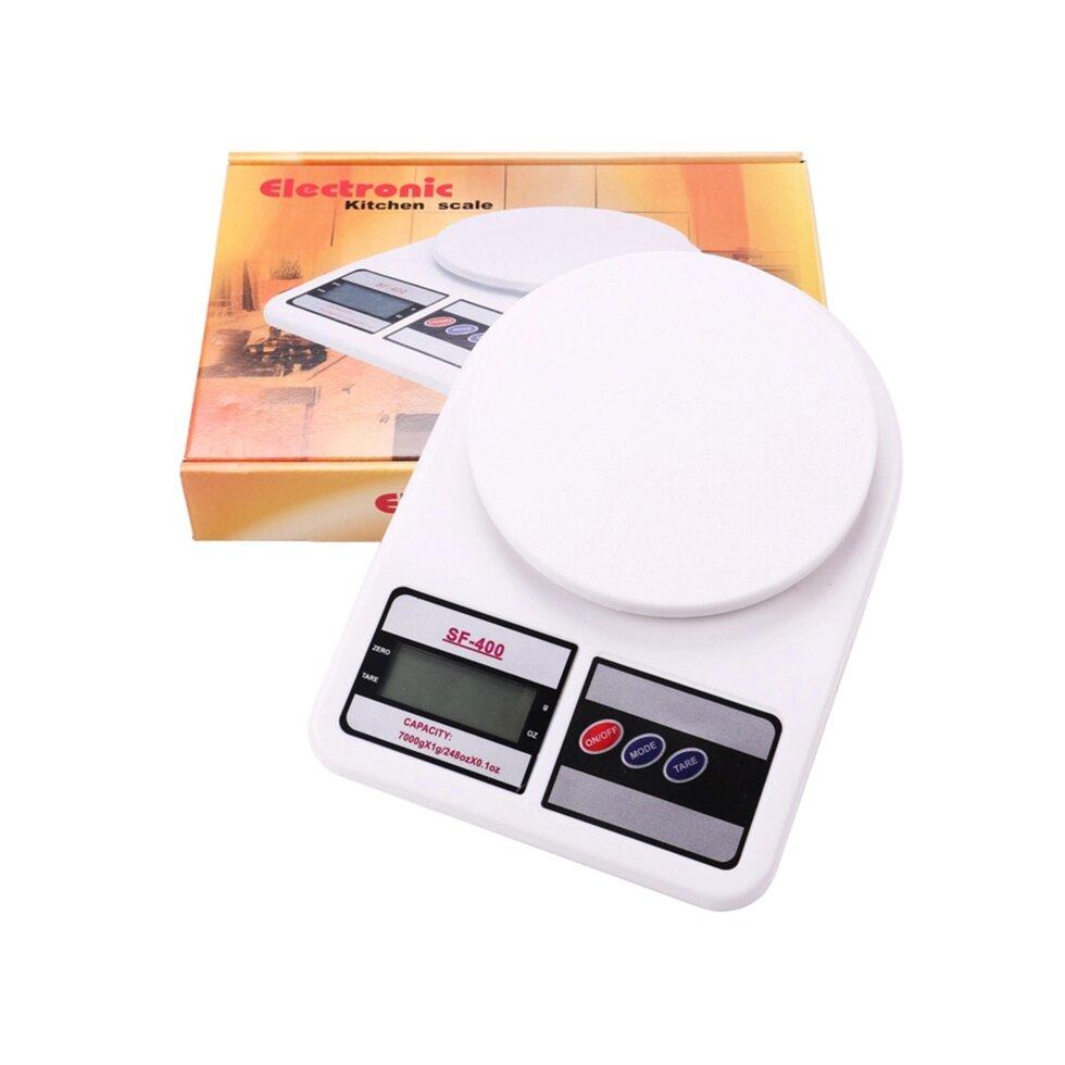 Весы кухонные 5 кг Electronic Kitchen Scale SF-400 white - фото 2 - id-p110400327