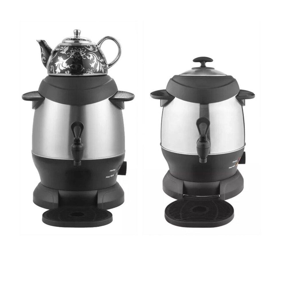 Самовар-термопот электрический с керамическим заварочным чайником Orvica ORM-3301 - фото 2 - id-p110400474