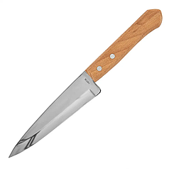 Нож поварской 240 мм, лезвие 130 мм, деревяння рукоятка// Hausman