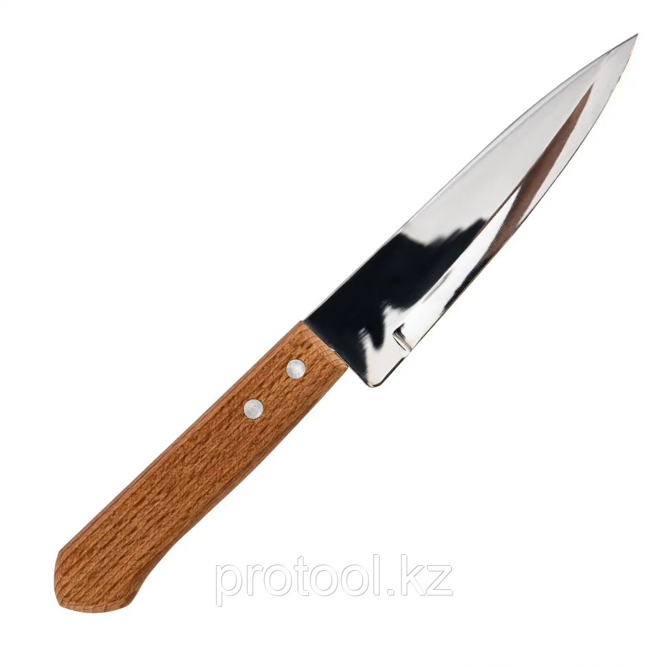 Нож поварской 280 мм, лезвие 150 мм, деревянная рукоятка// Hausman - фото 2 - id-p110406240