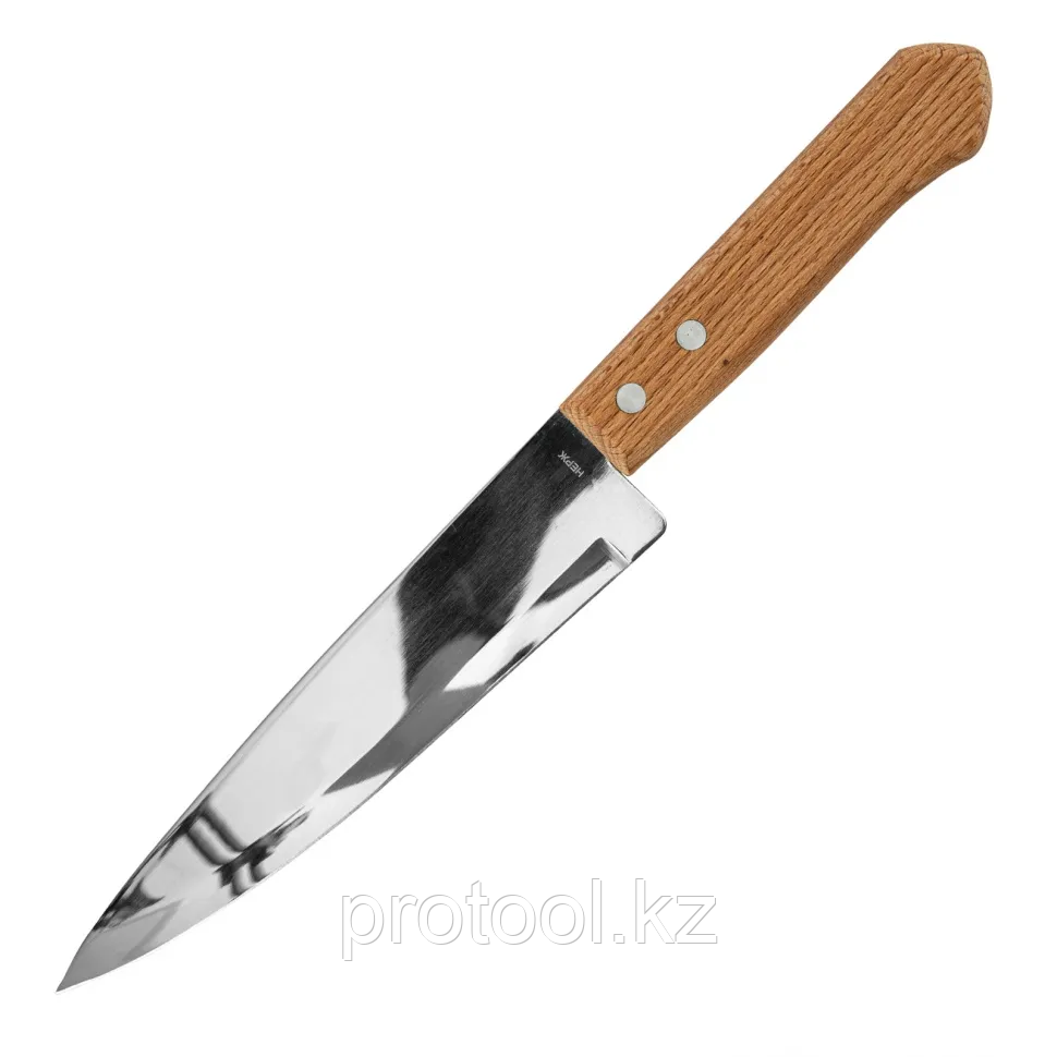 Нож поварской 310 мм, лезвие 180 мм, деревянная рукоятка// Hausman - фото 1 - id-p110406250