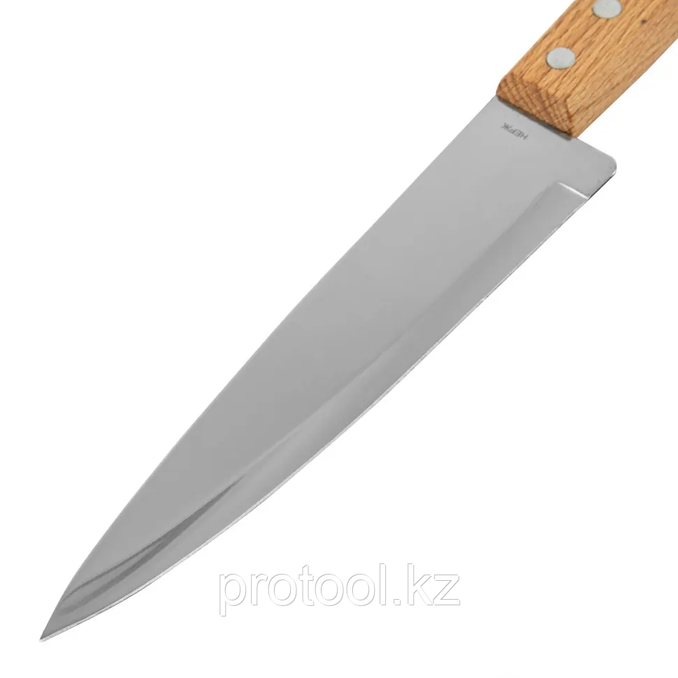 Нож поварской 310 мм, лезвие 180 мм, деревянная рукоятка// Hausman - фото 3 - id-p110406250