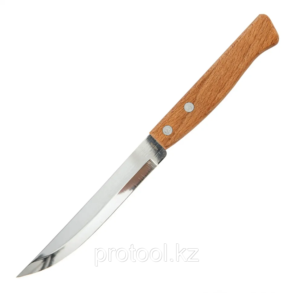 Нож универсальный малый 210 мм, лезвие 115 мм, деревянная рукоятка// Hausman - фото 1 - id-p110406278