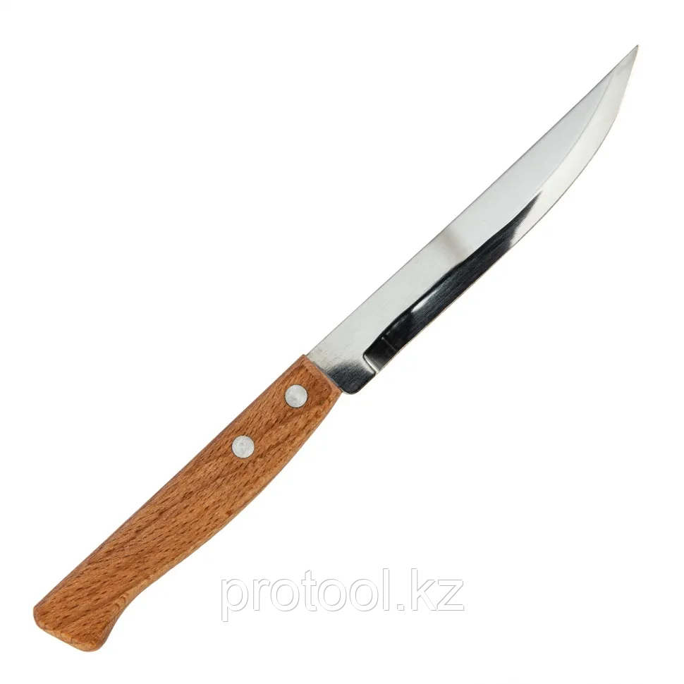 Нож универсальный малый 210 мм, лезвие 115 мм, деревянная рукоятка// Hausman - фото 2 - id-p110406278