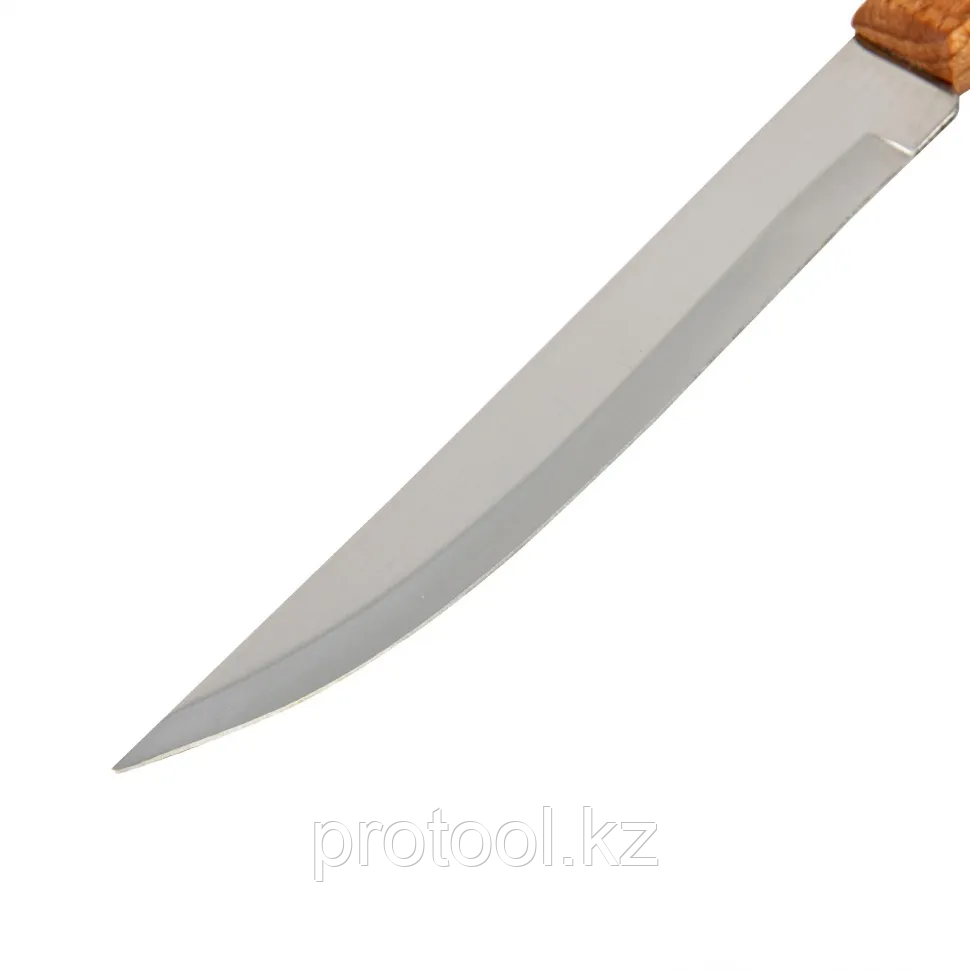 Нож универсальный малый 210 мм, лезвие 115 мм, деревянная рукоятка// Hausman - фото 3 - id-p110406278