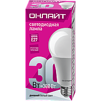 Лампа светодиодная Онлайт OLL-A70-30-230-6.5K-E27