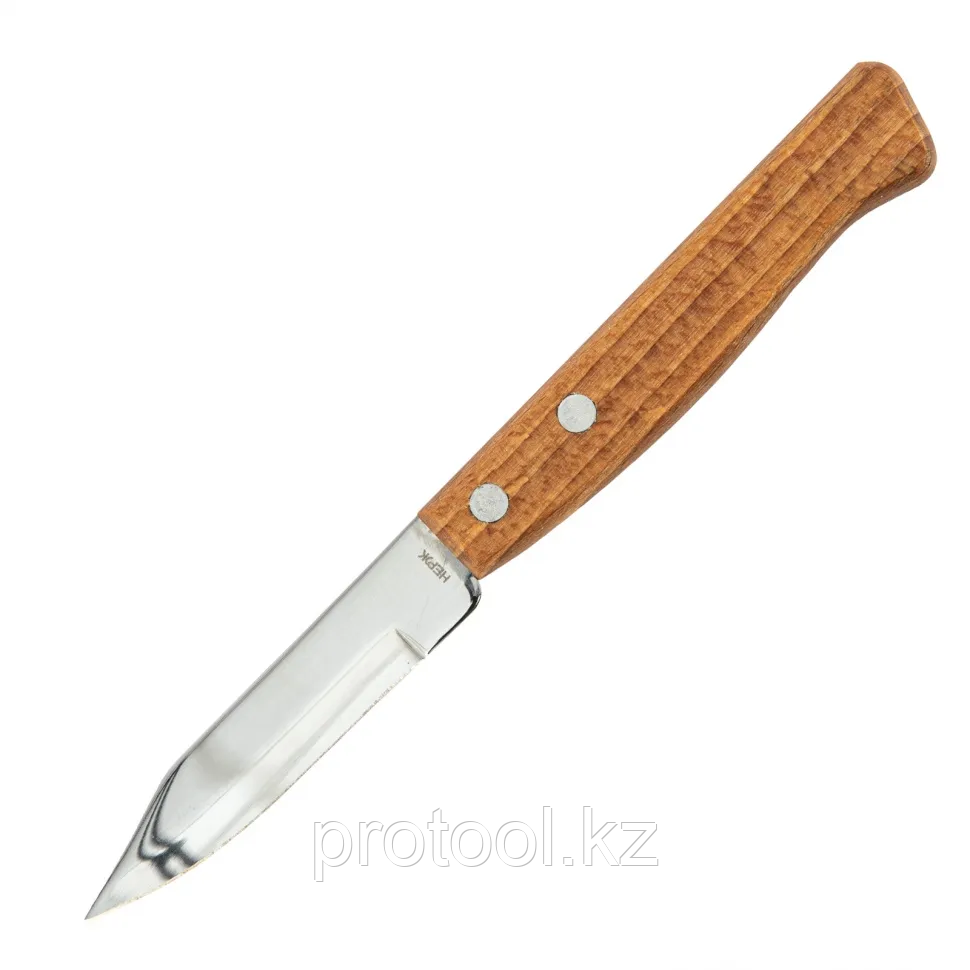 Нож для овощей и фруктов, 170 мм, лезвие 75 мм, деревянная рукоятка// Hausman - фото 1 - id-p110406764