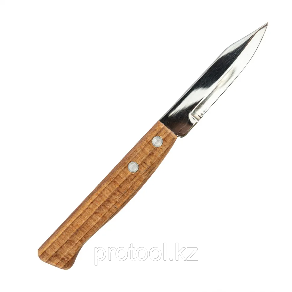 Нож для овощей и фруктов, 170 мм, лезвие 75 мм, деревянная рукоятка// Hausman - фото 2 - id-p110406764