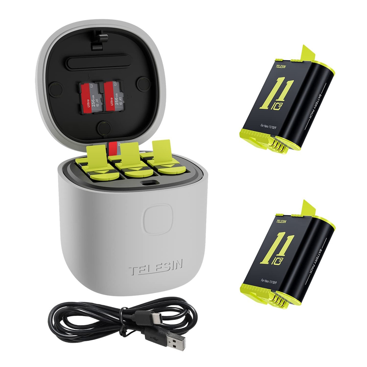 Аккумуляторы для GoPro 11/10/9 BLACK + Зарядное устройство
