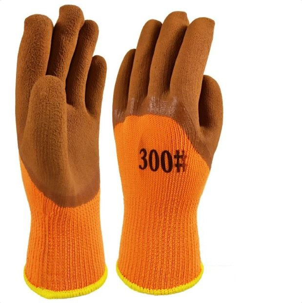 Перчатки 300# оранжевые - фото 1 - id-p110407586