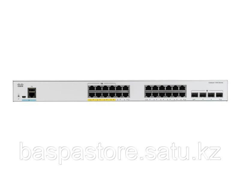 Коммутатор Cisco C1000-24P-4G-L Catalyst 1000 24port GE, POE, 4x1G SFP - фото 1 - id-p110411393