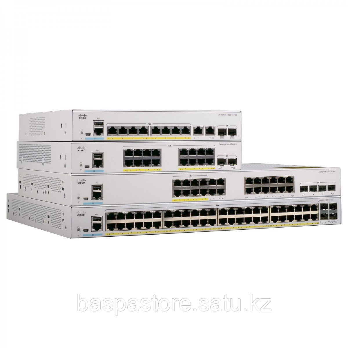 Коммутатор Cisco C1000-48FP-4X-L Catalyst 48port GE, Full PoE, 4x10G SFP - фото 5 - id-p110411447