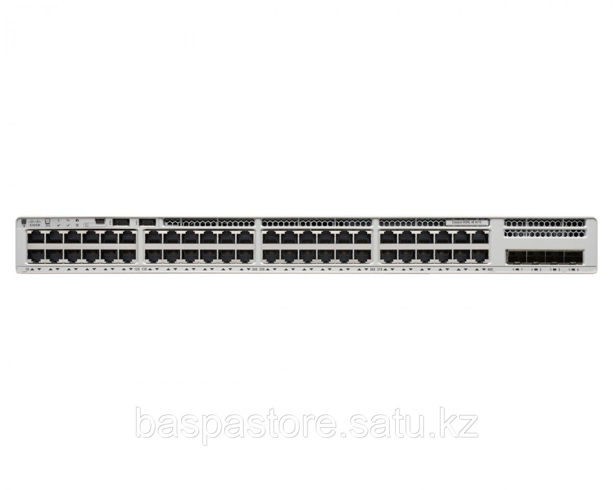 Коммутатор Cisco C9300L-48P-4X-E Catalyst 48p PoE, Network Essentials ,4x10G Uplink - фото 1 - id-p110411669