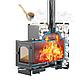 Печь для бани Этна 18 (Панорама) "М" Стандарт диаметр дымохода: 120 мм, фото 3