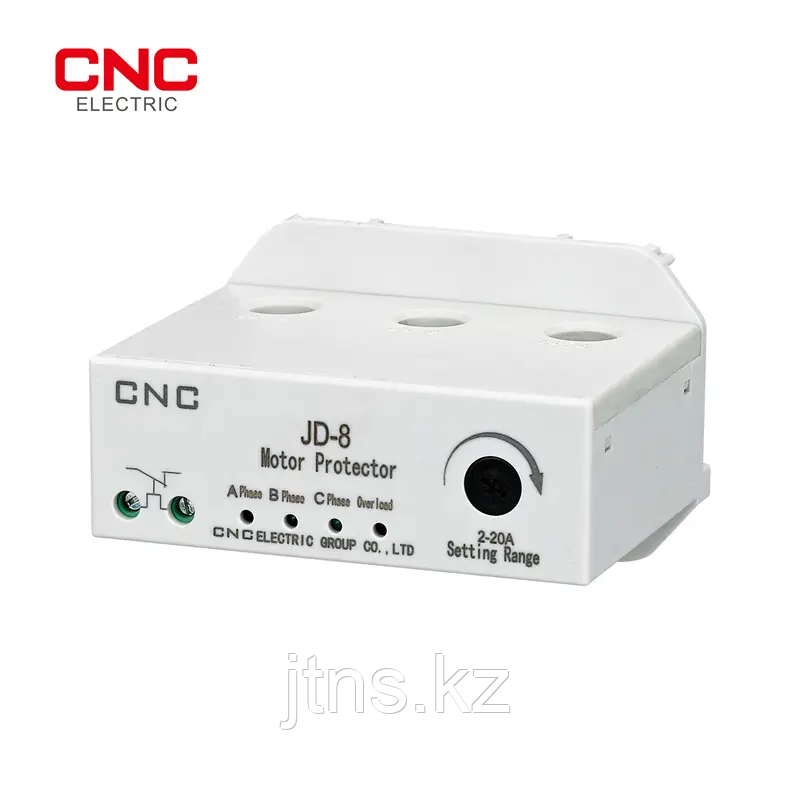 Реле контроля фаз и напряжение JD8 2.5 кВт, 2-20A, 380AC