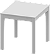 Стол кухонный VARDIG S белый 80-120x70x74 см, фото 7