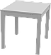 Стол кухонный VARDIG S белый 80-120x70x74 см, фото 8