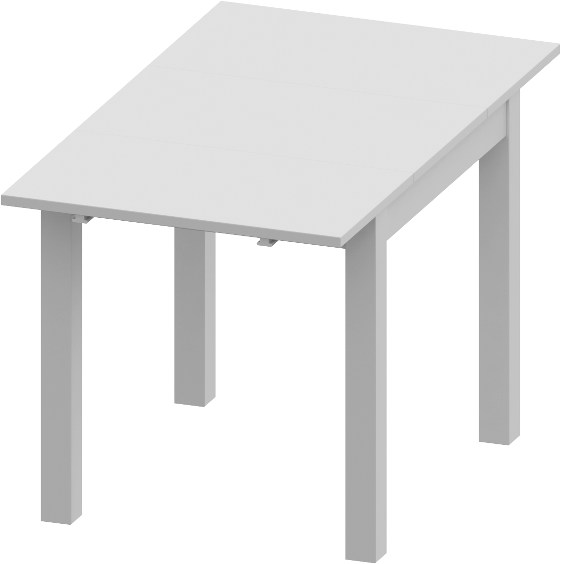 Стол кухонный VARDIG S белый 80-120x70x74 см - фото 9 - id-p110426736